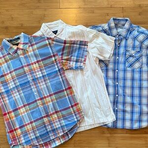Bundle of 3 Multicolor Cotton Shirts